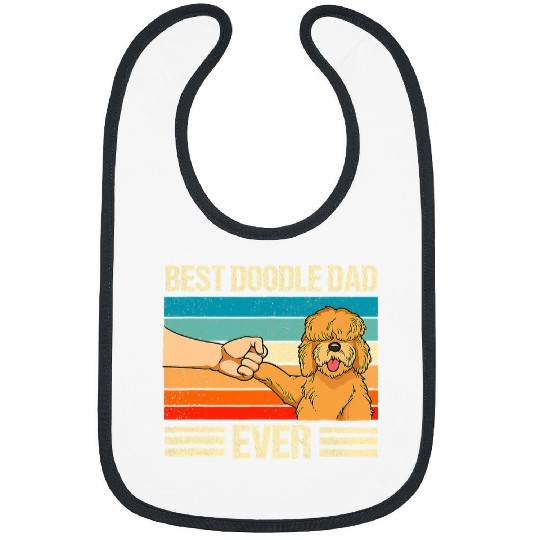 Funny Goldendoodle Dog Golden Doodle 63 Doodle Dog Bibs