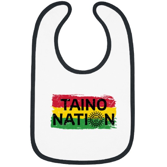 Boricua Boriken Art Puerto Rico Indian Taino Nation Bibs