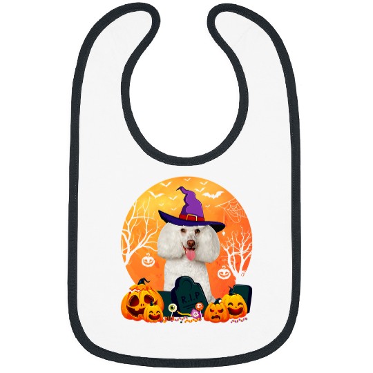 Cute Poodles Halloween Costume Funny Dog Lover 252 Poodle dog Bibs
