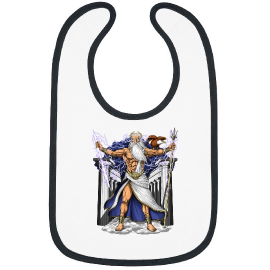 Greek God Zeus Ancient Greek Mythology Greece History Myths Bibs