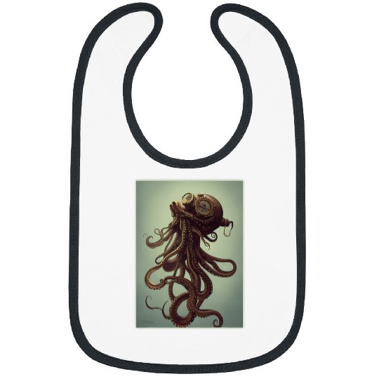 Octopuss Lover Steampunk Octopuss Steampunk Steampunk Octopus Bibs
