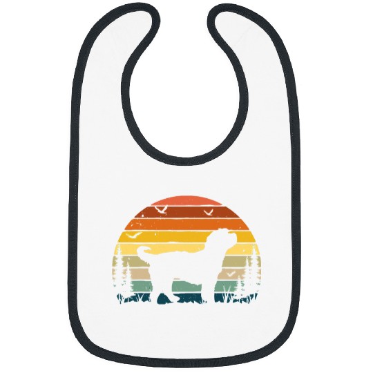 Bernedoodle Dog Lover vintages Retro Funny Bibs