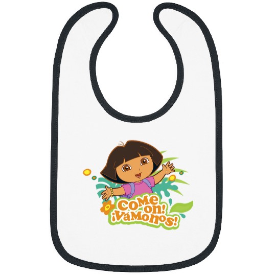 Dora the Explorer Come On Vamanos Dora Tropical Portrait Bibs