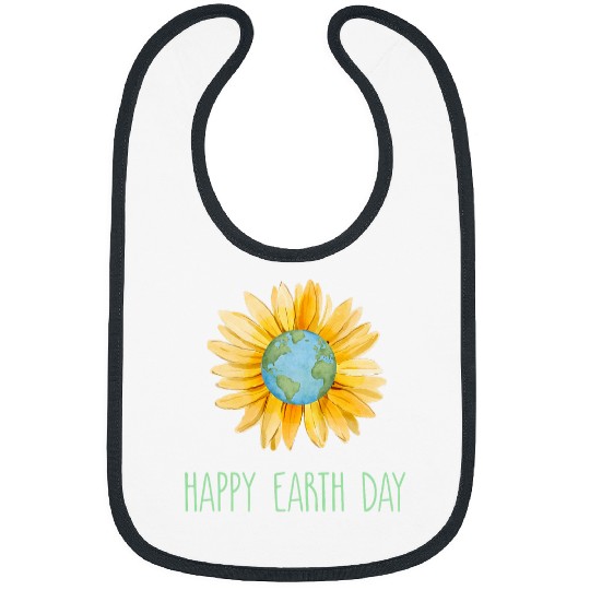 Cute Earth Day 2024 Happy Earth Day Sunflower Kids Teachers Bibs