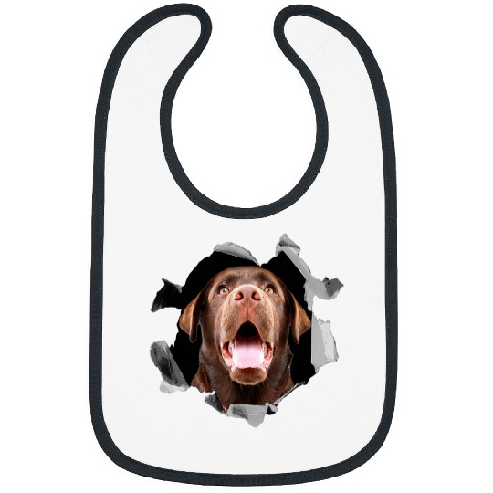 Labrador Lab Dog Brown labrador retriever portrait Bibs