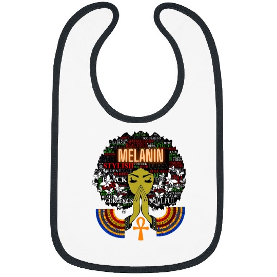 Classy Womens African Head Wrap Black Pride Melanin 1 Bibs