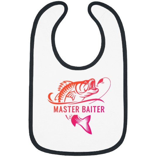 Fishing Master Baiter Funny Fishing Fisher Bibs