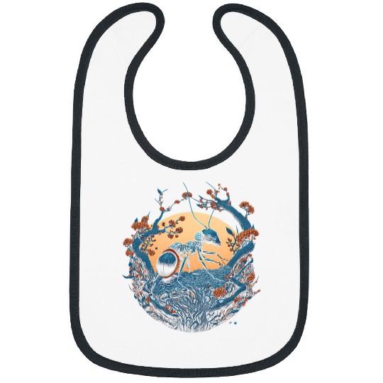 Surrealism Japanese Painting Ant Bibs