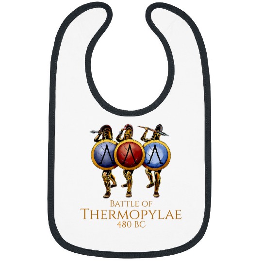 Ancient Greek History Battle Of Thermopylae Sparta Bibs