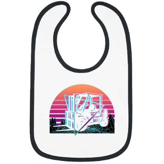 Forklift Operator Retro Bibs