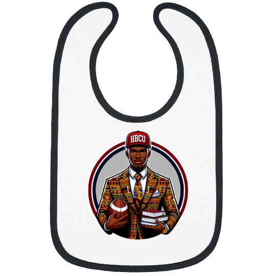 Football HBCU Black History Educated Alumni Apparel Bibs