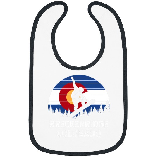 Skiing Ski Breckenridge CO Mountain Town Snowboarding Bibs