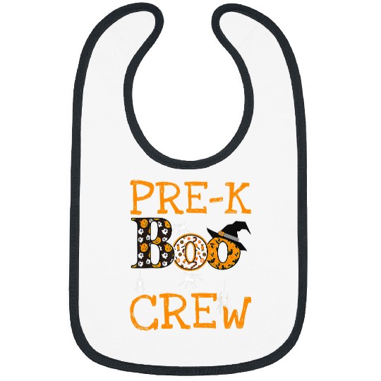 prek boo crew teacher student team halloween costume Bibs