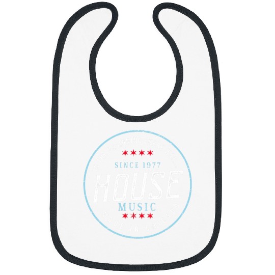 Chicago House Music 2vintages DJ EDM Bibs
