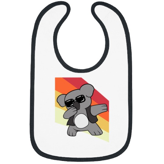 Funny Bear Koala bear Animal Dabbings Dab Dancing Cute Bears Bibs