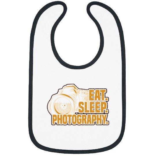 Eat Sleep Photography Photograph Camera Photographer Bibs