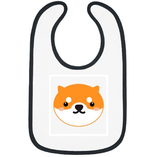 Dog Shiba Inu Japanese Shiba Inu Japan Retro 80s 90s Weaboo Anime Manga Bibs