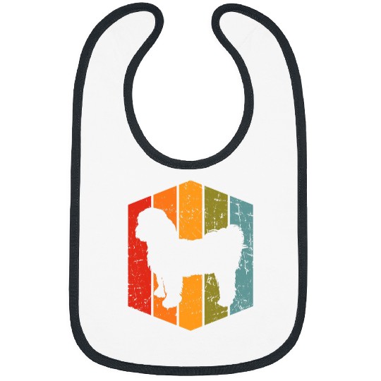 Shih Tzu Gift for Dog Lover Retro Dog vintages Shih Tzu Bibs