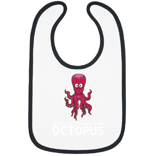 Octopuss Lover Cool Octopuss For Men Women Sea Life Ocean Biology Cephalopod1 68 Bibs