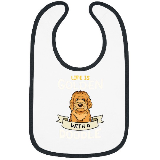 Funny Goldendoodle Dog Golden Doodle 6 Doodle Dog 8 Bibs
