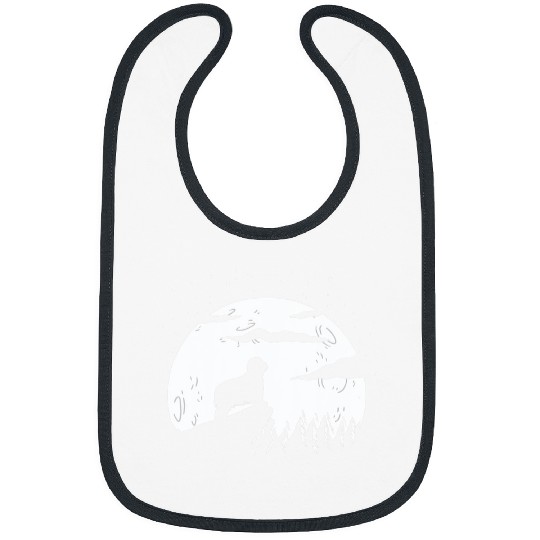 Bearded Collie and Moon Halloween 3 Bibs