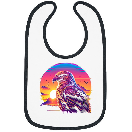 Retro Aesthetic Hawk Bibs