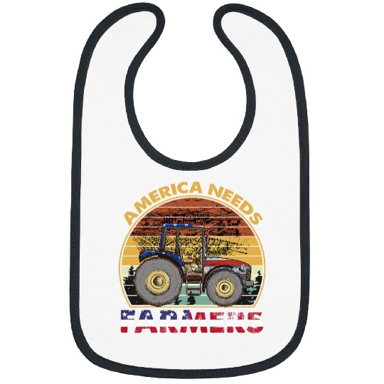 Tractor driving America Needs Farmers Farming Farmer Tractor Farm Bibs