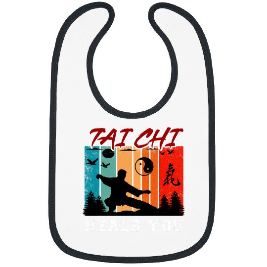 Tai Chi Heals You Funny Tai Chi Beginners Slogan Bibs