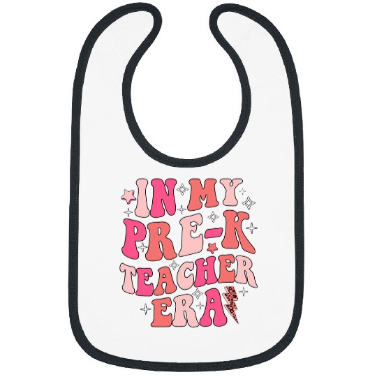 In My Preschool Teacher Era Back To School Prek Teacher kid Bibs
