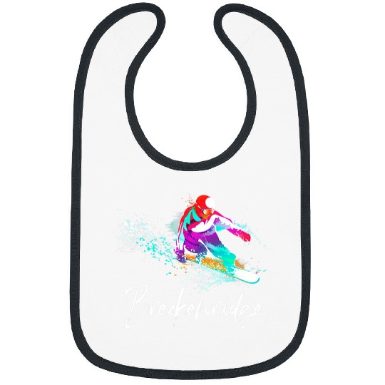 Skiing Ski Snowboarding vintages Breckenridge Colorado Tee Bibs