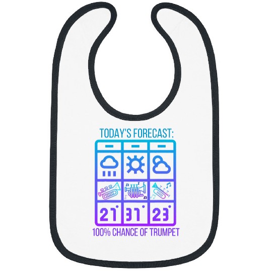 Trumpet Lover Forecast Design Bibs