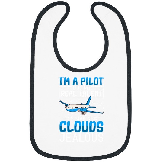 Future Pilot Aviation Airplane Airline Aviator Lifestyle Bibs