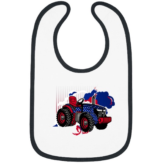 Tractor driving 4th of July tractor pulling or tractor pulling 1 Bibs