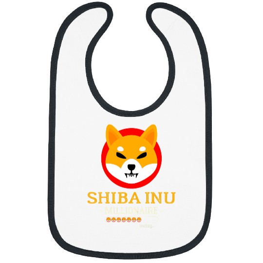 Dog Shiba Inu Millionaire Loading Funny Shiba Inu Cryptocurrency 3 Bibs