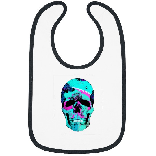 Skeletons Skulls Japanese Streetwear Vaporwave Otaku Aesthetic Urban Skull 3 Skull Bibs