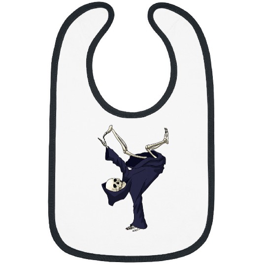 Skeletons Skulls Breakdancing Reaper Skeletons Halloween Vibe Costume For Boys 2 Skull Bibs