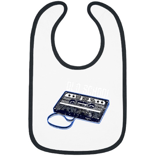 Old School Hip Hop 90s Trap Music Retro Cassette Bibs