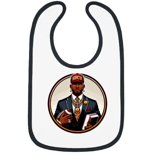 HBCU Football Black History Educated Alumni Apparel Bibs
