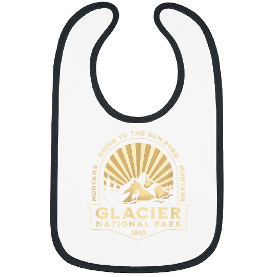 Classic Glacier National Park Going To The Sun Road Sunburst Bibs