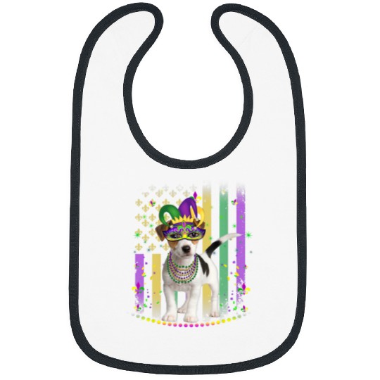 Dog Jack Russell Mardi Gras Dog carnivals Jack Russell Terrier Dog Jester Pet Bibs