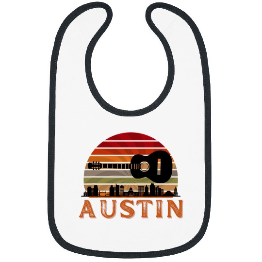 Austin Texas vintages Sunset Music Capital Bibs