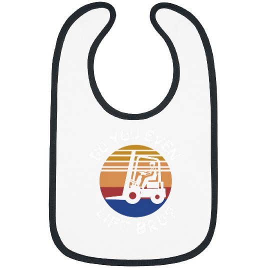 Forklift Operator Retro Design for Men Bibs