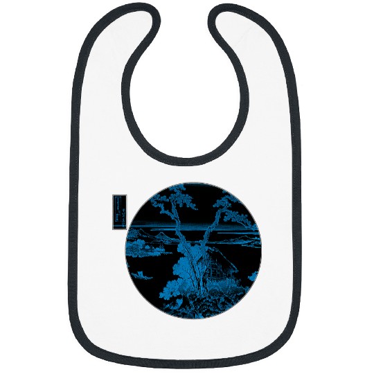 Famous Classic Fine Art Lake Suwa by Hokusai Special Design Bibs