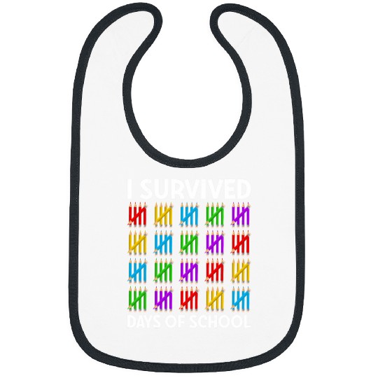 100 DAYS OF SCHOOL Kids 100th Day School Costume 8 Bibs