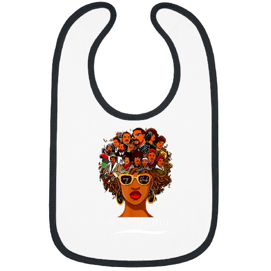 My Black is Beautiful Costume History Month Pride DNA Gift Bibs