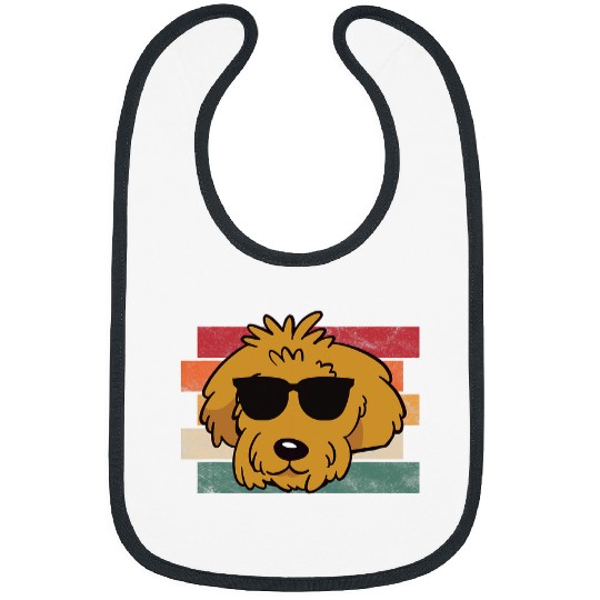 Goldendoodle Retro Apparel Goldendoodle Labradoodle for Men Women Doodle Dog Bibs