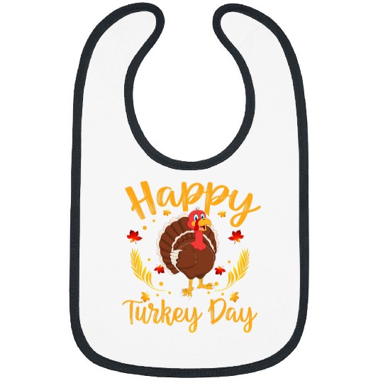 Happy Turkey Day Thanksgiving 1 Bibs