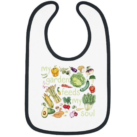Funny Garden Never Stop Growing Plants Gardening Gardeners Bibs