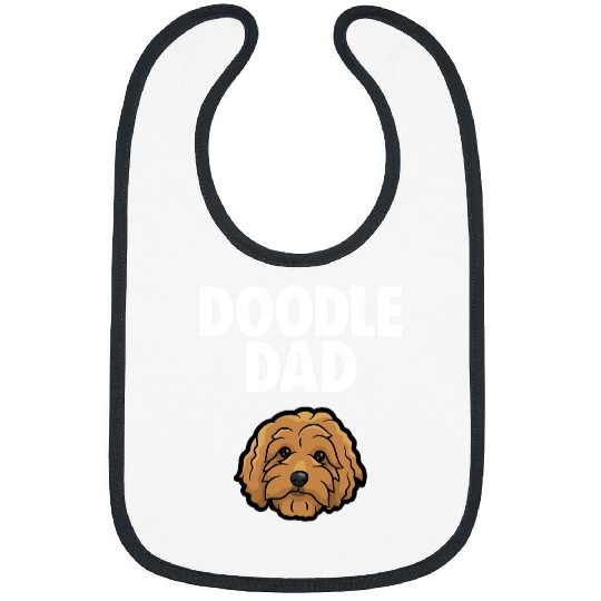 Goldendoodle Dad Doodle Dad Golden Doodle Dog Doodle Dog Bibs