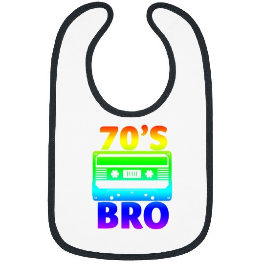 70s Funny 70s Bro Cassette Tape Classical Music Bibs